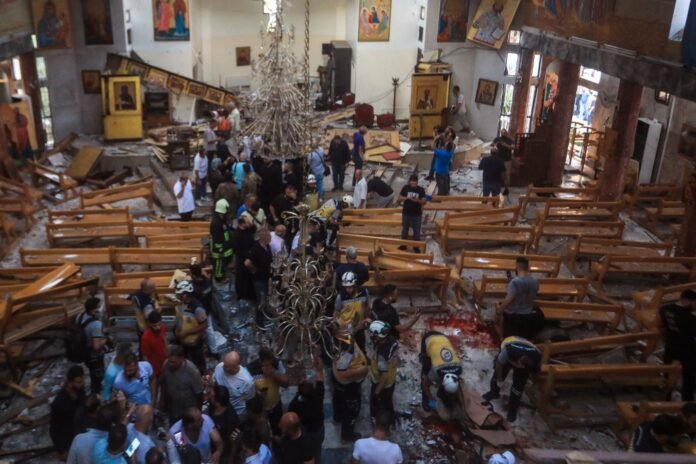 SYRIA-CONFLICT-BLAST-CHURCH