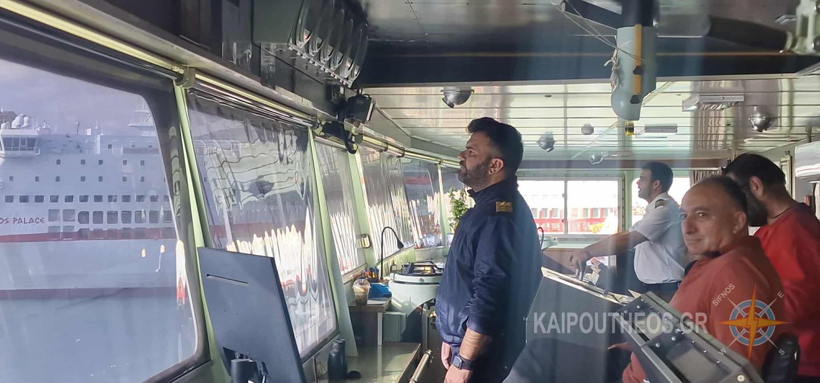 ΔΙΟΝΥΣΙΟΣ ΣΟΛΩΜΟΣ: Βίντεο από τη γέφυρα κατά την αναχώρηση από το λιμάνι Πειραιά