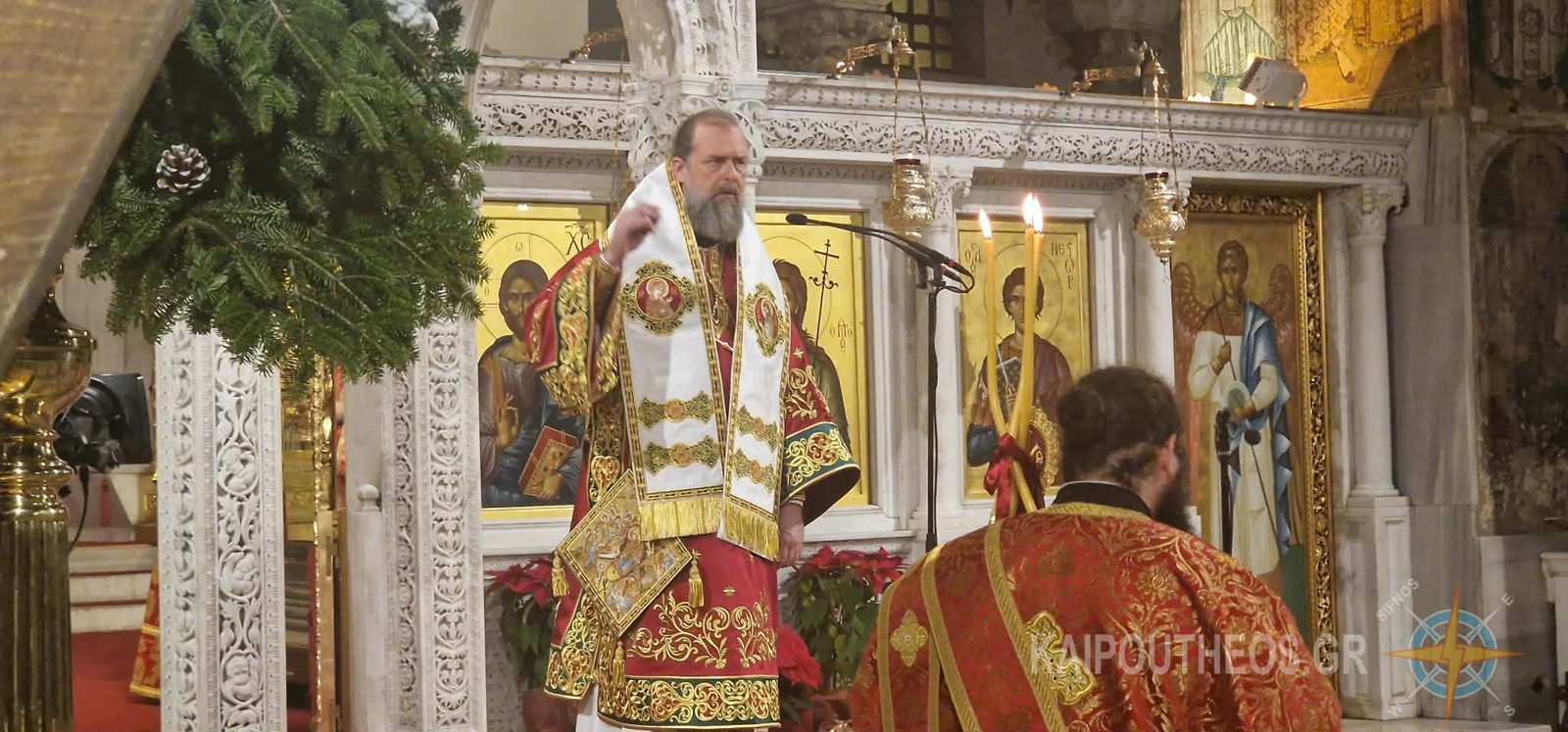 Χριστούγεννα στον Άγιο Δημήτριο Θεσσαλονίκης με τον Μητροπολίτη Φιλόθεο.Βίντεο