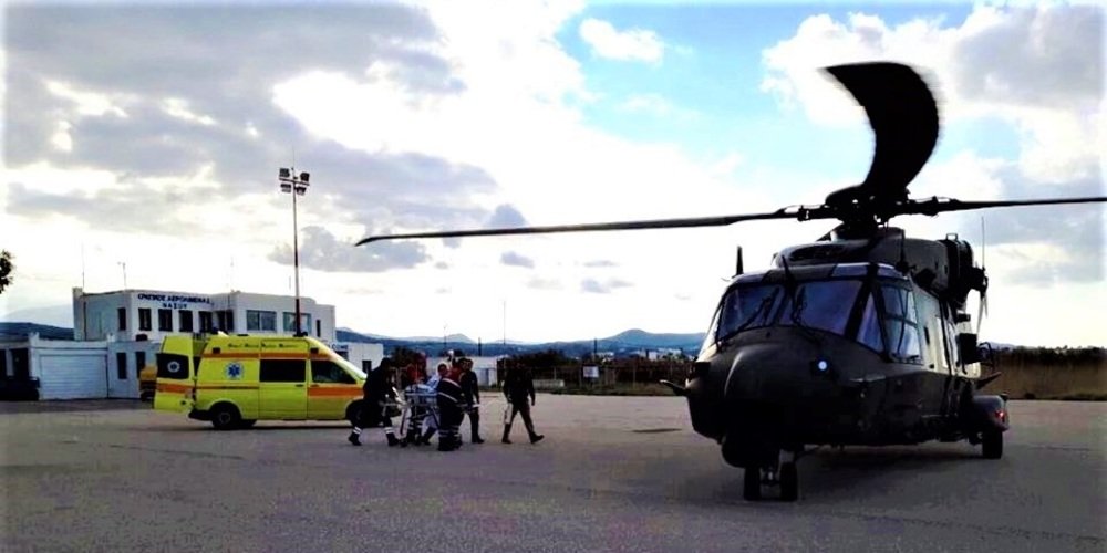 Αεροδιακομιδή μαθήτριας με μηνιγγίτιδα στην Αλεξανδρούπολη από τη Λήμνο