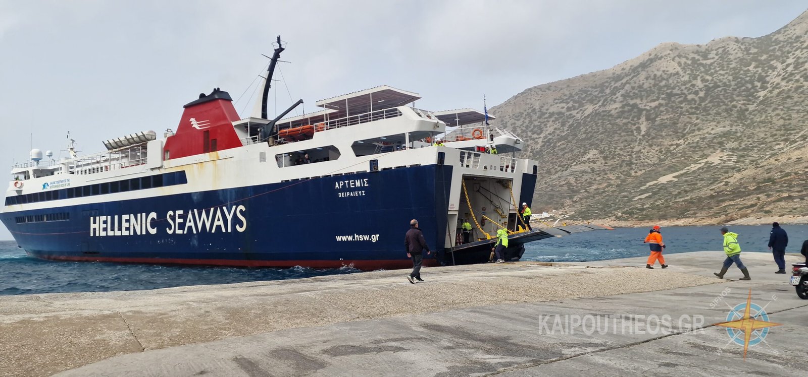Αναχωρήσεις πλοίων και ελικοπτέρων από την Σίφνο από 16 έως 20/2/26