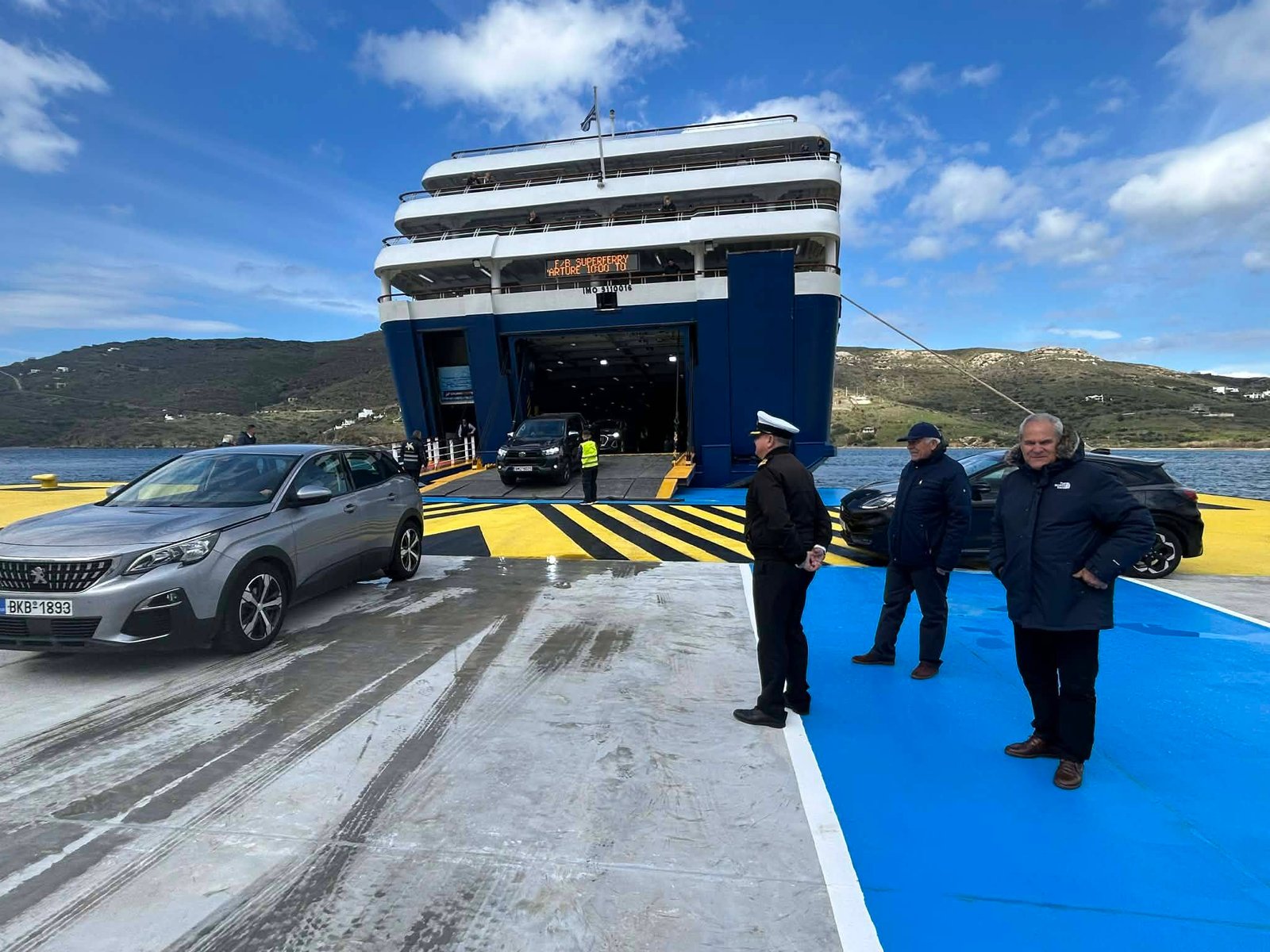 Μια νέα εποχή για το λιμάνι του Γαυρίου: Ολοκληρώθηκε η νέα προβλήτα– Τι αναφέρει ο Δήμαρχος