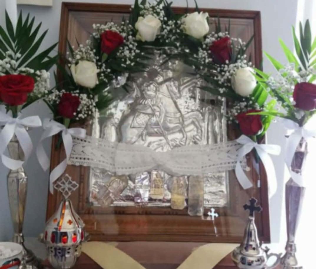 Αναγγελία πανηγυριού Αγίου Γεωργίου Πατσάνας Σί